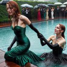 Sleazoid44: Pleased and Not Pleased about Falling into the Pool