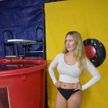 FunFilled Photography: Mandy on the dunk tank tomorrow!