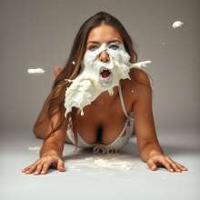 Bobographer: Whipped cream models.