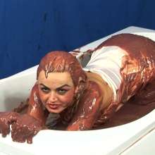 Lara_eurowam: Judith Gets Messy in the Bathub in Her Sexy Dress-T482c2