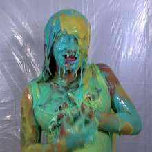 Miss Nicole: Ki Marie Gets Slimed and Pied for the Very First Time