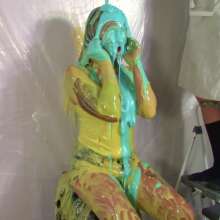 Miss Nicole: Ki Marie Gets Slimed and Pied for the Very First Time
