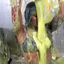 Miss Nicole: Ki Marie Gets Slimed and Pied for the Very First Time