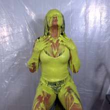 Miss Nicole: Ki Marie Gets Slimed and Pied for the Very First Time