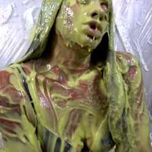 Miss Nicole: Ki Marie Gets Slimed and Pied for the Very First Time