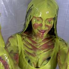 Miss Nicole: Ki Marie Gets Slimed and Pied for the Very First Time