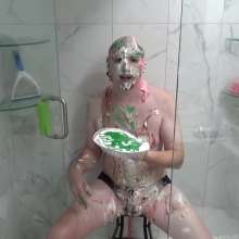 mhop: Messy Battleship 5 Pies and a Cake Slopping While Plugged