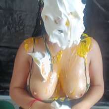 JohnWam: Messy Dress + Masturbation