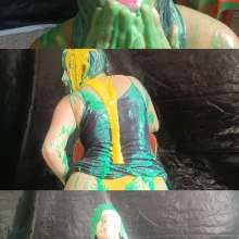 JohnWam: Messy Dress + Masturbation