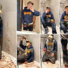 vstyle83: Messy with G-Star Raw Jeans and Thrasher Hoodie