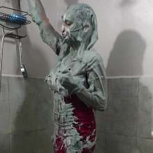 Ready2Wam Studio: Monica Gets Wet After A Slime Raining Slime