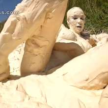 Jayce: Multiple Muddy Orgasms after Escape from White Muck!