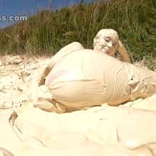 Jayce: Multiple Muddy Orgasms after Escape from White Muck!