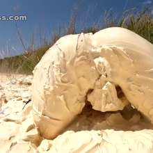 Jayce: Multiple Muddy Orgasms after Escape from White Muck!