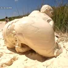 Jayce: Multiple Muddy Orgasms after Escape from White Muck!
