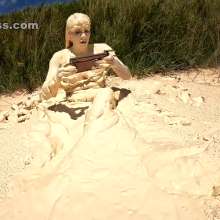 Jayce: Multiple Muddy Orgasms after Escape from White Muck!
