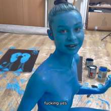 Your Wet Cat: Naked Painting of Pictures