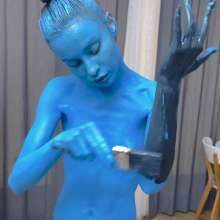 Your Wet Cat: Naked Painting of Pictures