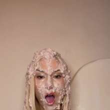 Slimed Models: Scarlett Gets Slimed With Dog Food in a Hooters Uniform