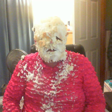 Pie Plastered Tranny: 