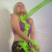 Miss Nicole: Sexy Giovanna Has a Blast Getting Slimed in Leather Pants
