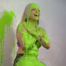 Miss Nicole: Sexy Giovanna Has a Blast Getting Slimed in Leather Pants