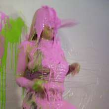 Miss Nicole: Sexy Giovanna Has a Blast Getting Slimed in Leather Pants