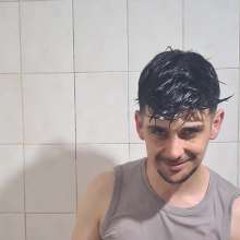queeruy: Shower Fully-clothed after Storm + Explicit Ending (milk)
