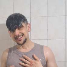 queeruy: Shower Fully-clothed after Storm + Explicit Ending (milk)
