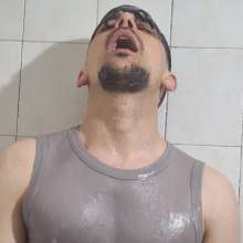 queeruy: Shower Fully-clothed after Storm + Explicit Ending (milk)