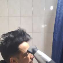 queeruy: Shower Fully-clothed after Storm + Explicit Ending (milk)