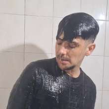 queeruy: Shower Fully-clothed after Storm + Explicit Ending (milk)