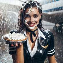 Sleazoid44: Pie the friendly skies...