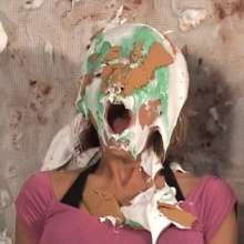 Anglefan: Danielle and Sasha have fun getting Aida pied