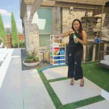 WetlookFashion: Tina Takes a Dip in the Pool Wearing a Shiny Jumpsuit