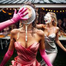 Sleazoid44: Pie Fight Victims