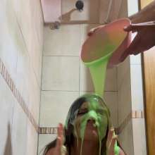 Slimed Models: Zoe Gets Slimed Three Times in Front of All Her Followers