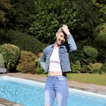 MistressSplash: Double Denim In The Pool and Hot Tub!