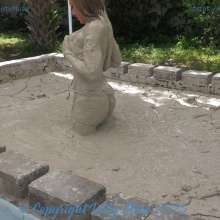 Dirty Muse: Bondage Falling in Mud