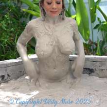 Dirty Muse: Bondage Falling in Mud
