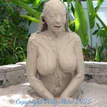 Dirty Muse: Bondage Falling in Mud