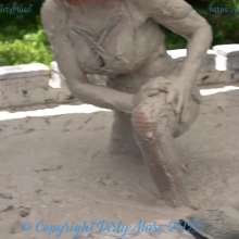Dirty Muse: Bondage Falling in Mud