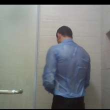 WETColours: Lorenzo in a Fantastic Wetlook Shirt in the Shower