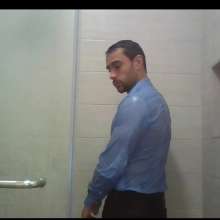 WETColours: Lorenzo in a Fantastic Wetlook Shirt in the Shower