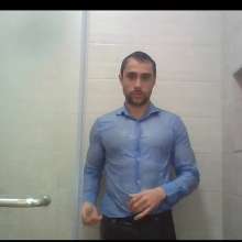 WETColours: Lorenzo in a Fantastic Wetlook Shirt in the Shower