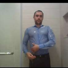 WETColours: Lorenzo in a Fantastic Wetlook Shirt in the Shower