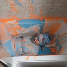 KayleighDavis: Orange to the Blue and All over Me Too!
