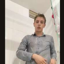 WETColours: Ostin in His First Shower Dressed